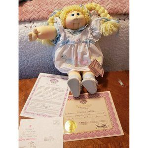 VTG Cabbage Patch Xavier Roberts Soft Sculpture Doll PAULINE AMBER Original